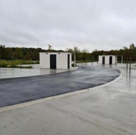 Installation de sanitaires pour l'aire d'accueil des gens du voyage de Creil (60100)