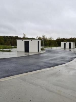 Installation de sanitaires pour l'aire d'accueil des gens du voyage de Creil (60100)