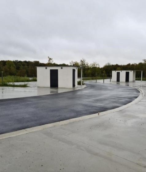 Installation de sanitaires pour l'aire d'accueil des gens du voyage de Creil (60100)